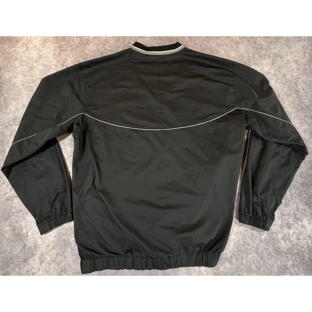 Nike Golf Clima-FIT Pullover Windbreaker Mens M Nixyaawii Golf Black V-Neck Zip - Picture 12 of 12